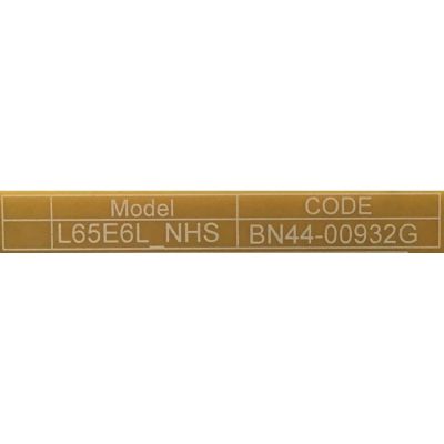 KIT DE TARJETAS PARA TV SAMSUNG / NUMERO DE PARTE MAIN BN94-12873J / BN41-02670A / BN97-14047J / BN9412873J / NUMERO DE PARTE FUENTE BN4400932G / L65E6L_NHS / BN44-00932G / PANEL CY-NN065HGXV1H / MODELO UN65NU6900 / UN65NU6900FXZA ZA02 - Imagen 2